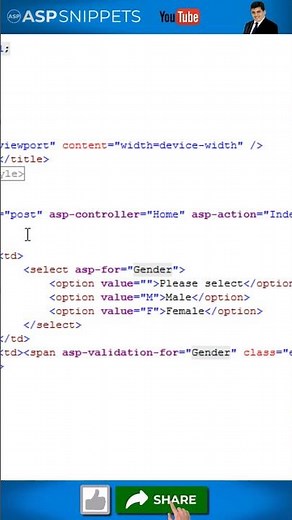 Perform Server Side DropDownList validation in ASP.Net Core MVC