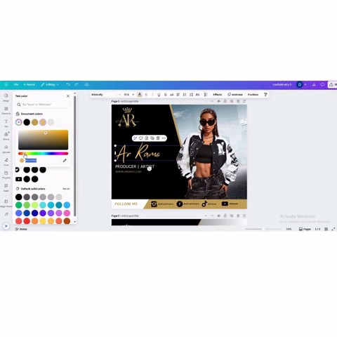 Editable Influencer Media Kit Template: Professional Brand EPK (canva) - Etsy