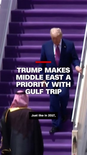 Trump makes Middle East a priority with Gulf trip