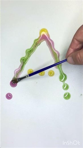 Beautiful Pattern Made of Color Drops | Satisfying Art