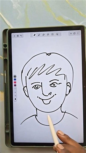 How to draw a Boy face #art #drawing #tutorial #sketch #viral #shorts #youtube