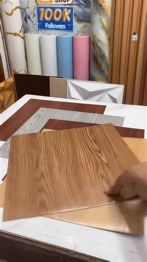 108pcs 30*30cm Wood Vinyl Self Adhesive Waterproof PVC Floor Sticker Home Office Floor Sticker