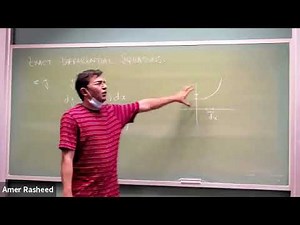 MATH120 - S1: Lecture - 25 - Exact and Non Exact ODEs
