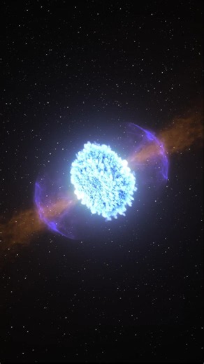 What Happens After Neutron Stars Merge? 😱 #NeutronStars #Kilonova #Astronomy #Universe #SpaceFacts