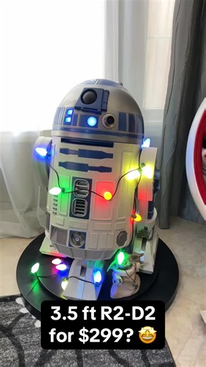DarthBL’s Toys Food Travel on Instagram: "Go buy this 3.5 ft R2-D2 now! #homedepotr2d2 #lifesizer2d2 #starwars #animatronic #darthbltoysreview"