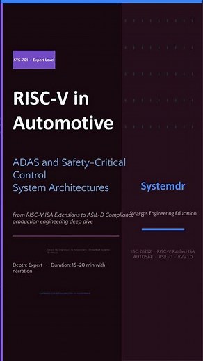 RISC-V Explained for Automotive Safety Systems