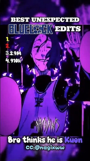 Ranking Best Unexpected Blue Lock Edits Part 113 #bluelock #anime #bluelockedit #jjk #rezero