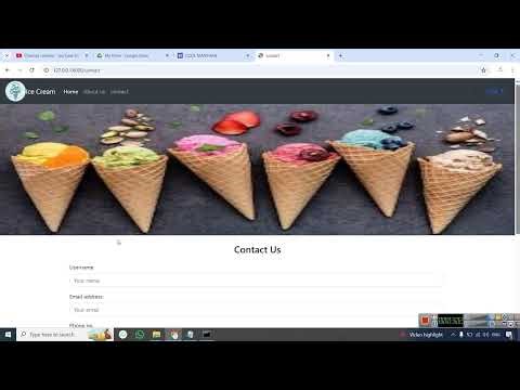 Ice Cream Shop Website | Download Python Django Project with Source Code