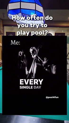 How often do you think about playing pool? #poolmemes #8ball #9ball
