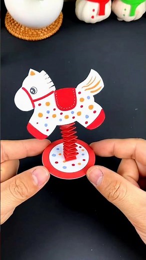 This Cute Horse Craft Is Too Easy! 🐎✨ #diy #viral