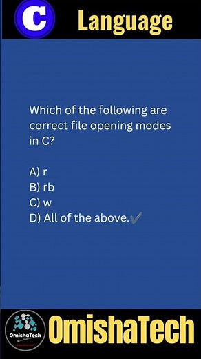 C programming MCQ #80 #string #coding #filehandling #cmcq #codeblocks #programming #code