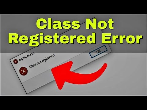 Class Not Registered Error in Windows 11