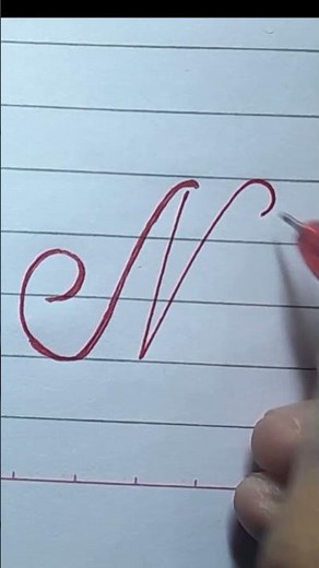 Mastering Cursive: Write a Perfect ‘N’ & ‘n’ instantly with Ease|@Satish Sinha-007