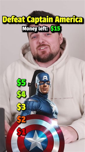 Spend $15 to Defeat Captain America 💪🏼 | captain america
