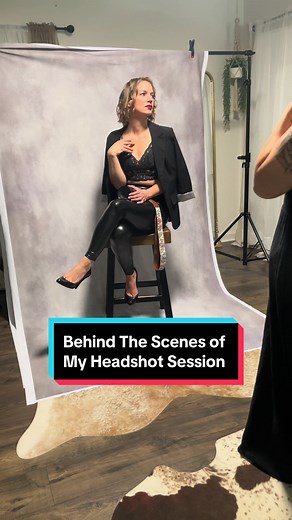 Behind the Scenes: Headshot Session with Boudoir Photographer