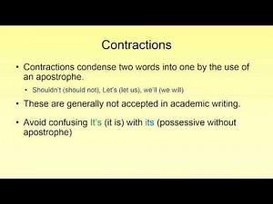 Grammar and Punctuation Lesson 4 - Other Forms of Punctuation
