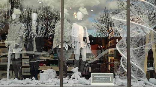 40 reactions · 11 shares | Pop by The Kilkenny Shop, Nassau Street and check out the stunning new window display domonstrating the beauty of design by Irelands Eye Knitwear | Kilkenny Design | Facebook