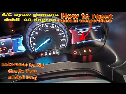 Ford outside temperature sensor reset(aircondition malfunction)Ford everest