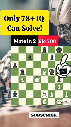 😎CHECKMATE in 2 Moves: Can You Solve This Puzzle|🧩 Solve in 10 Seconds only⚡|Puzzle for beginners🔥