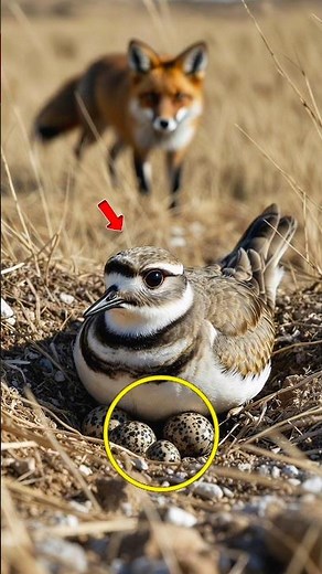 This Bird Pretends to Be Injured to Protect Its Eggs! 😱 | Killdeer Facts #shorts