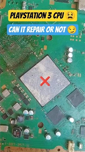 PS3 super slim not working anymore CPU issue 😞 #repair #console #howtorepair #shorts #gadgets