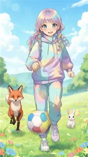 Mira's Secret Football Trick | Sunny Meadow Moments ⚽️ #shorts