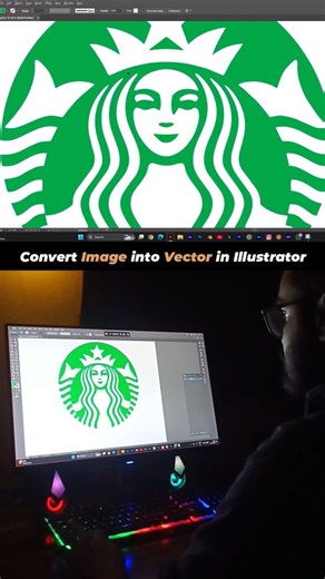 DzynoTech👾 | •Design •Tech •Ai on Instagram: "The Easiest Way to Convert any Image into Vector in illustrator ✅🤯 #imagetovector #IllustratorTutorial #viralreels #fypage #graphicdesign"