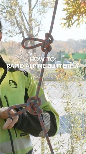 Rapid Alpine Butterfly Knot Tutorial