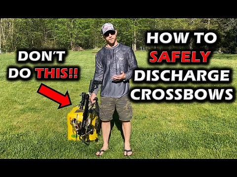 How To Safely Discharge Your Crossbow - Decocking Bolts & Discharge Bags
