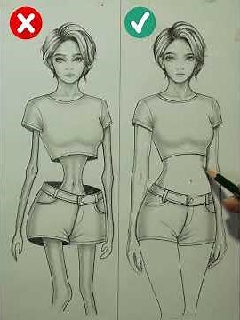 How to draw a body ✏️ Easy step by step tutorial for beginner artists 🎨 #art #artwork #artist