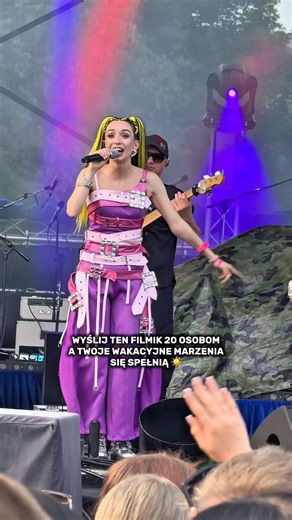 Pamiętajcie, żeby wysłać! 🩷 #zespolelove #koncert #nazywo #wakacje #lato #zakonczenierokuszkolnego