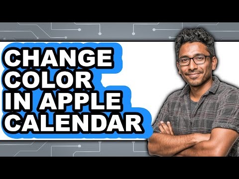 How to Change Color in Apple Calendar (updated)