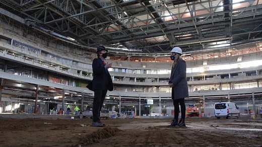 750,000 bricks, 9,700 tons of structural steel and countless hours of hard work. 💪 Get an inside look at UBS Arena with Managing Partner, Richard Browne, as the construction of our future home has reached the halfway point! 🤩 Learn more: http://bit.ly/2LPz5ZL | New York Islanders
