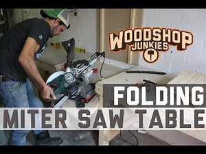 DIY Folding Miter Saw Stand | Make The Most Of A Small Shop