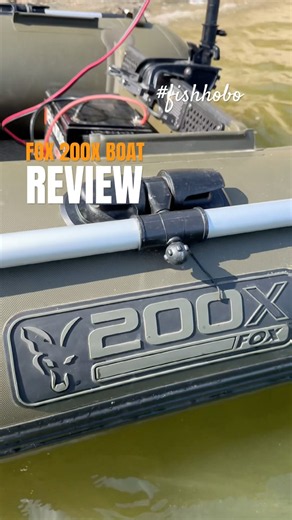FOX 200X inflatable boat air deck #fishhobo #foxiternational #shorts #carpfishing