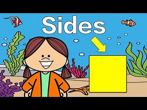 How many Sides? 2D Shapes: Under the Sea Math Brain Break