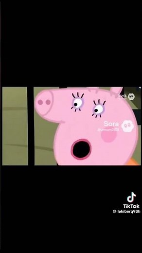a peppa pig gets grounded sora ai video i found on tiktok 💀 #shorts #sora2