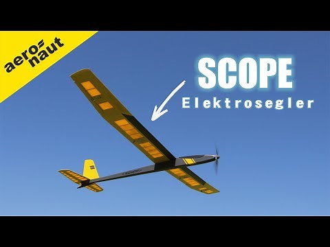 Scope Elektrosegler von aero-naut
