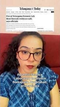 Firestorm at Telangana FSL: Accident or Evidence Destruction?