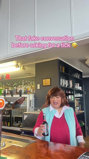 That fake conversation before asking for a tick 😂😂😂😂