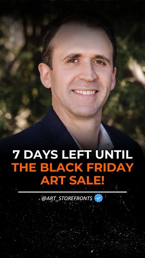 1.6K views | 7 Days Left until the Black Friday Art Sale! Here's the...
