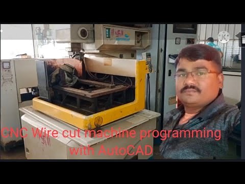 CNC WIRE CUT PROGRAMING WITH AUTOCAD ‪@ToolRoomFamilyTRF‬