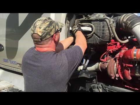 2016 Kenworth T680 Cabin Air Filter Replacement