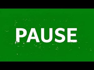 Intense Pause Green Screen FX for Action Edits - No Copyright