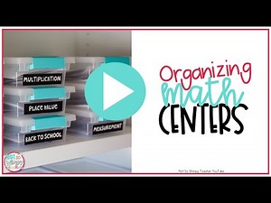 Math Center Storage