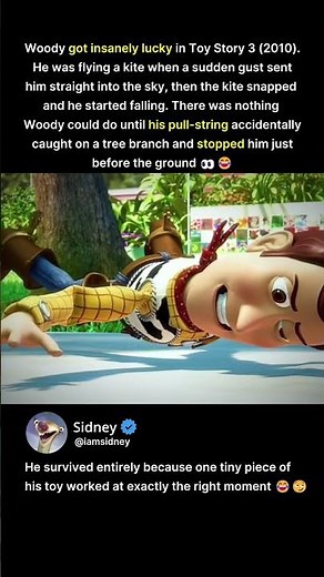 Woody got insanely lucky in Toy Story 3