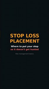 Where to Put Your Stop Loss🚫 | #trading #forex #crypto #ict #smc #shorts