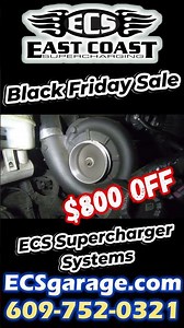Black Friday Sale at ECS $800 Off All ECS Supercharger Systems.