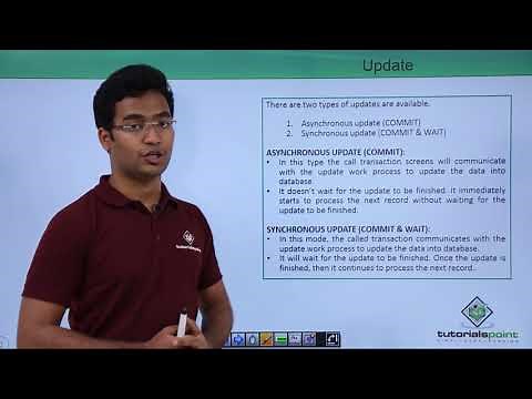 SAP ABAP - BDC Update, Mode & Messages