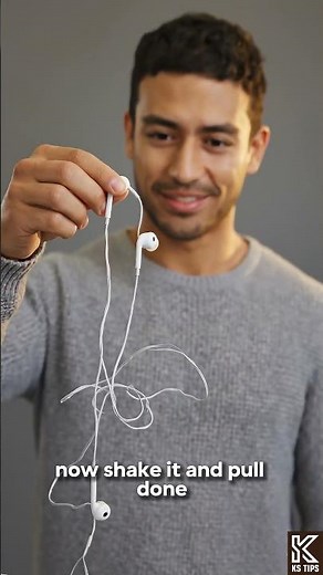 Fix tangled earphones in 3 seconds